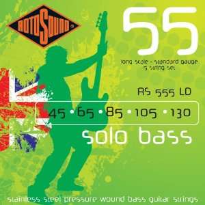  RS555LD Linea Pressure Wound 5 String Bass Guitar Strings (45 