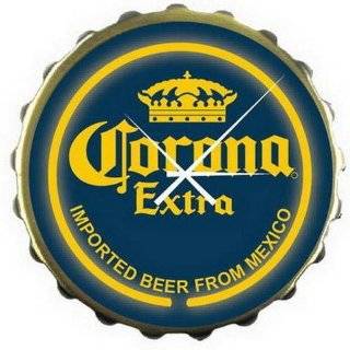 New Corona Extra Blue Bottle Cap Beer Bar Neon Clock
