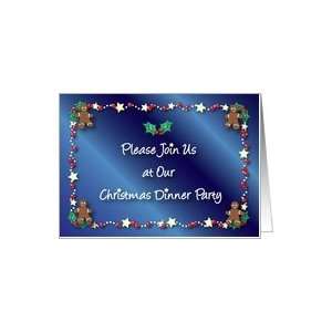  Invitations / To Christmas Dinner Party Card: Health 