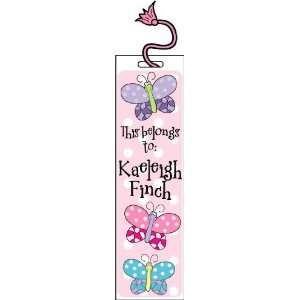  Butterflies Personalized Bookmark