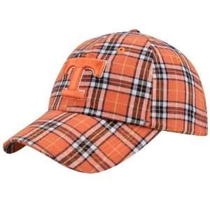  Top of the World Tennessee Volunteers Orange Plaid Slouch 
