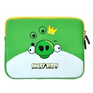 Angry Birds Notebook/Tablet Sleeve for iPad & iPad 2   GREEN Pig Case