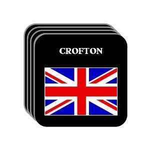  UK, England   CROFTON Set of 4 Mini Mousepad Coasters 