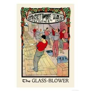  The Glass Blower Giclee Poster Print by H.o. Kennedy, 9x12 