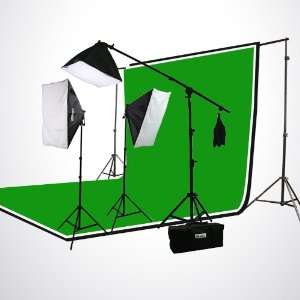  Photography Studio Video Lighting Chromakey Green Black White Screen 