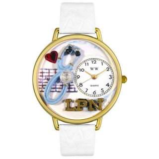 LPN Watch Gold LVN RPN Nurse Medical Clock Gif New Uniq  