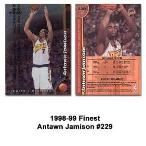  Topps Finest Golden State Warriors Antawn Jamison 1998 99 