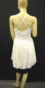 Style AB2812 Description Dress Silk Georgette Color White/Black 090 