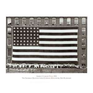 United States Largest Flag, Amoskeag Manufacturing Company 