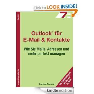 Outlook für E Mail und Kontakte (SiebenReiter) (German Edition 