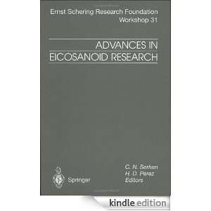 Advances in Eicosanoid Research (Ernst Schering Foundation Symposium 
