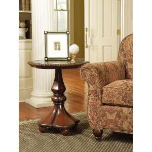  Powell Antique Shoppe Scalloped Accent Table   PWL332 269 
