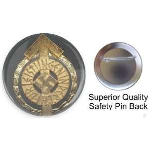 Hitler Youth Golden Leader button 1.5 Pin back Button Replica on a 