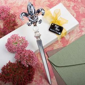 Murano Glass Collection fleur de lis letter openers