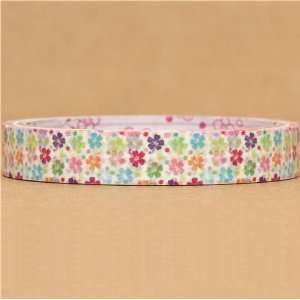  cute Sticky tape with many colourful flowers kawaii Toys 