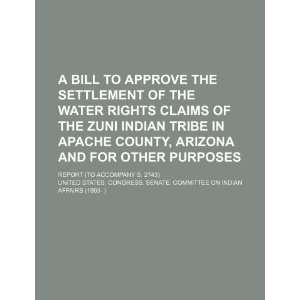   Apache County (9781234198725): United States. Congress. Senate.: Books