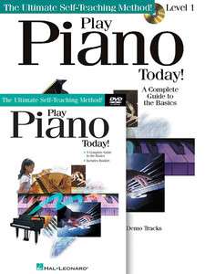 Play Piano Today! Learn Beginner Lessons Book CD & DVD  
