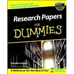  by Geraldine Woods Research Papers for Dummies (text only 