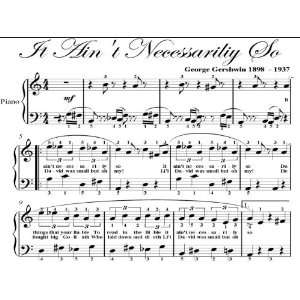   So Gershwin Big Note Piano Sheet Music George Gershwin Books