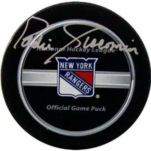  Eddie Giacomin New York Rangers Autographed Hockey Puck 