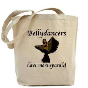  Black Bellydancer Belly dance Tote Bag by  