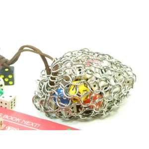   Medium Stainless Steel Chainmail Dice Bag Pouch (Purse) Toys & Games