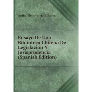   (Spanish Edition) AnÃ­bal EcheverrÃ­a Y Reyes Books