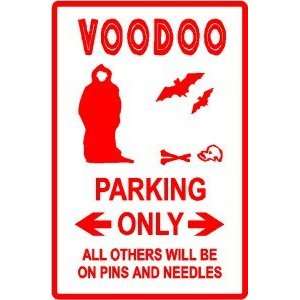    VOODOO PARKING joke magic spell dead NEW sign