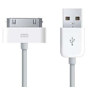  iPhone/3G/3G S & iPod USB charger cable, White 