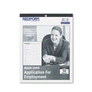  Rediform® Employee Application FORM,APPL,8.5X11,50SHT PD 