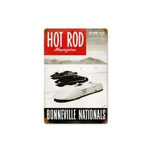  Hot Rod Bonneville Nationals October 1950 Metal Sign: Home 