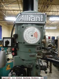 Alliant Milling Machine Model 1 1/2 TMV Miller  