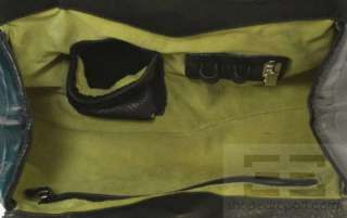 Carlos Falchi Black Patent Alligator Skin Handbag  