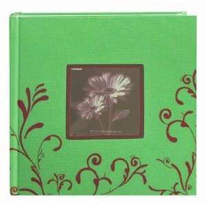   Fabric Frame Cover Photo Album, Brown on Aqua: Arts, Crafts & Sewing