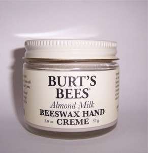 Burts Bees Almond Milk Beeswax Hand Creme New  