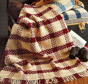 VERSATILE Country Plaid Afghan/Crochet Pattern Instructions  