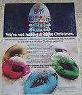 1973 advertising page   Leggs pantyhose Leggs Christmas eggs VINTAGE 