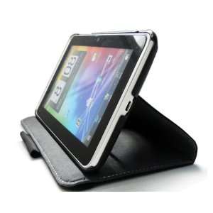  (TM) Premium Synthetic Leather Rotational Carry Case For HTC FLYER 
