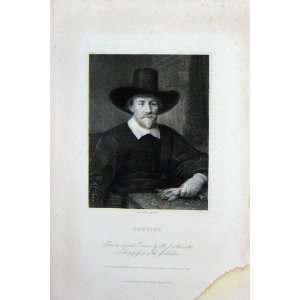   Charles Knight Ludgate 1833 Antique Portrait Grotius