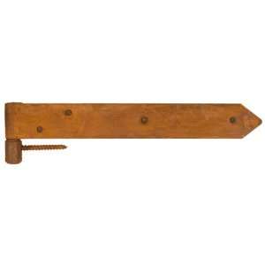  Arderne Iron Strap Hinge with Pintle   Rust: Home 