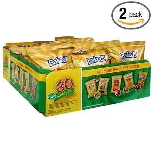 Frito Lay Sensible Variety Pack, Large Single Serve, 30 Count Packages 