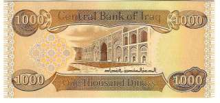 MINT IRAQ 3x1000 NEW DINAR BANKNOTE IRAQI COLLECTIBLE  