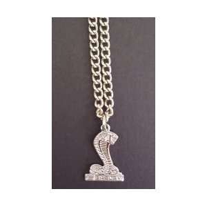  Shelby Snake/Cobra Silver Charm on 20 Chain Everything 