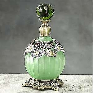  Green Classic Dragonfly Perfume Bottle Fragrance Container 