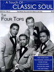 CLASSIC SOUL NEWSPAPER  THE FOUR TOPS THE VANDELLAS  