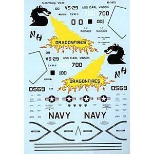  S 3 B Viking VS 29, USS Carl Vinson (1/48 decals) Toys & Games