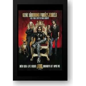  KISS   Gene Simmons Family Jewels   style A 15x21 Framed 