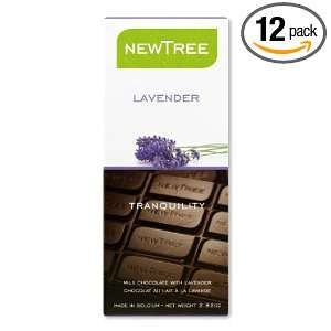 NEWTREE Tranquility, Milk Chocolate With Lavender, 2.82 Ounce Units 