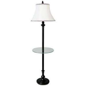  Barton Bronze Floor Lamp with Tray End Table: Home 