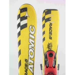 Used Atomic Race 5 Kids Snow Ski w/Binding 110cm A  Sports 